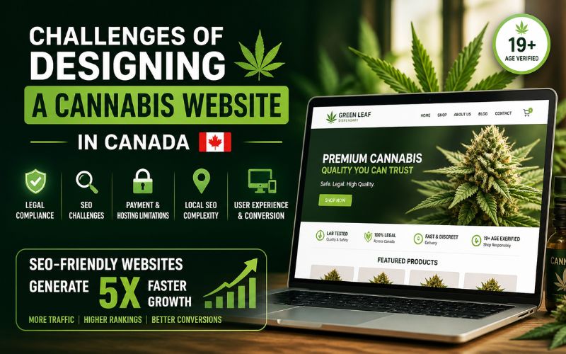 What Are the Challenges in Designing a Cannabis Website in Canada