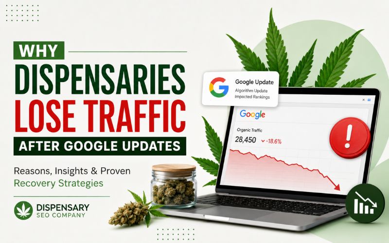 Why Dispensaries Lose Traffic After Google Updates